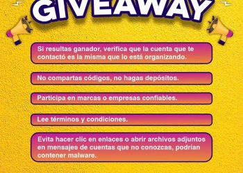 Recomienda Unidad Cibernética extremar medidas de prevención al participar en los “Giveaway”