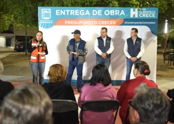 Entrega Toño Astiazarán rehabilitación a parque de la colonia Santa Fe
