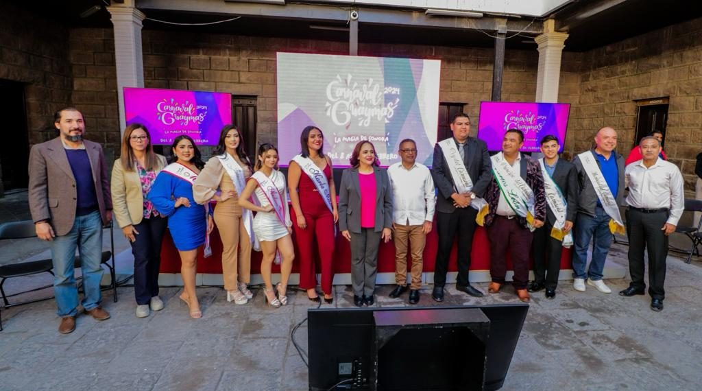 Presentan programa del Carnaval Guaymas 2024 “La Magia de Sonora”.