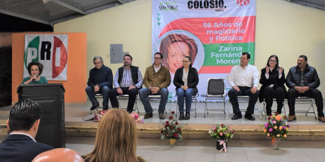 Honran vida y trayectoria de Zarina Fernández como reconocida priista de Sonora
