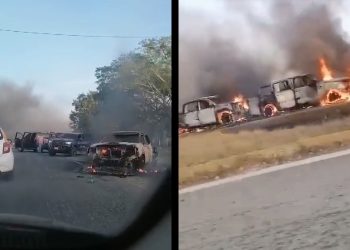 Se enfrentan grupos del crimen organizado a unos kilómetros de la capital de Chiapas