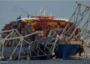 Se derrumba puente en Baltimore al ser impactado por buque de carga