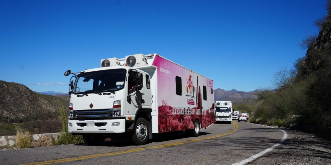 Inician recorrido las Unidades Móviles de Salud Pública en el territorio Sonorense