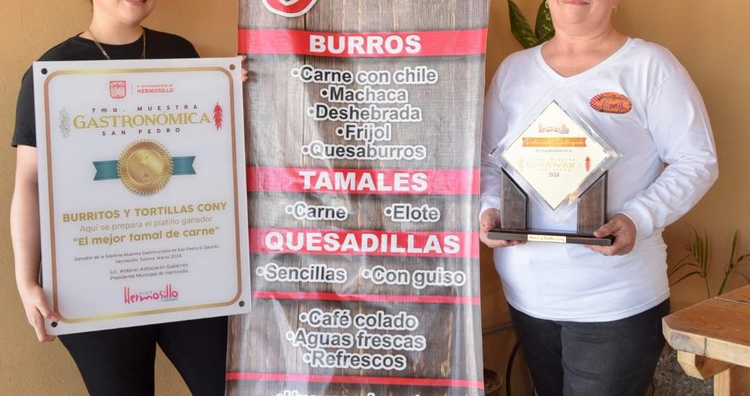 Coloca Ayuntamiento de Hermosillo placas de ganadores de la 7ma Muestra Gastronómica de San Pedro