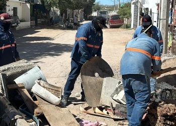 Levantan 42 toneladas de cacharros en la colonia Norberto Ortega