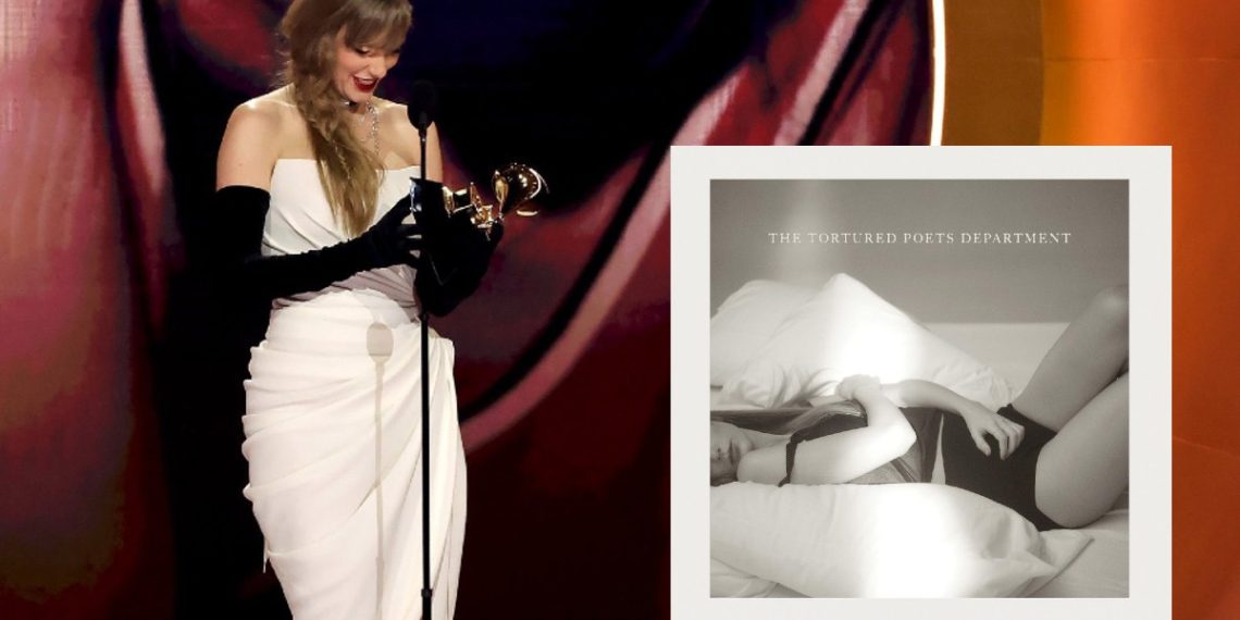 Taylor Swift anuncia su nuevo álbum “The Tortured Poets Department” en los Grammys