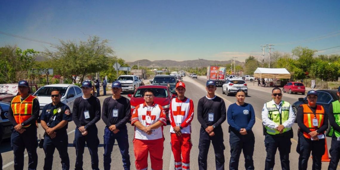 Mantiene Gobierno del Estado módulos de información y vigilancia en Semana Santa