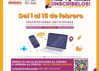 Cerca del 60% de nuevos estudiantes de primaria y secundaria han sido inscritos: SEC Sonora