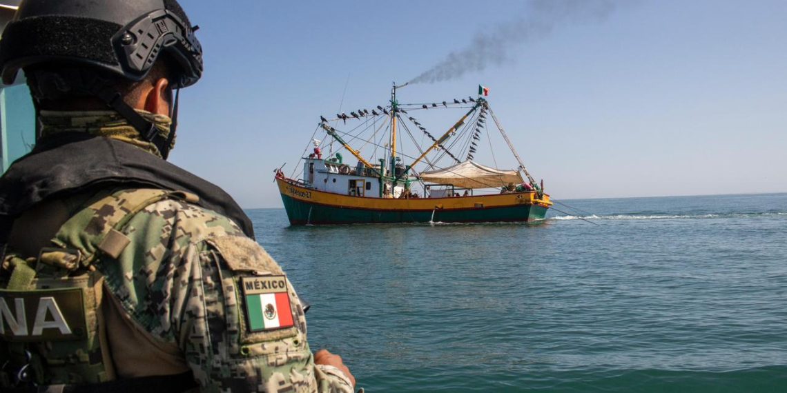 Acuerdan autoridades federales reforzar acciones de vigilancia durante la veda de camarón