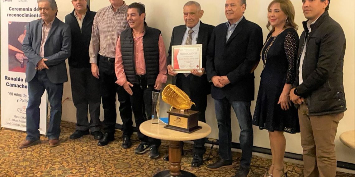 Honra PRI Sonora a Ronaldo “Ronnie” Camacho Durán por su destacada trayectoria en política y deporte