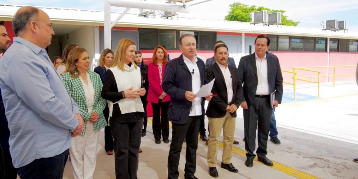 Supervisa Gobernador Durazo avances de obra centro para adultos mayores