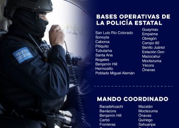 Policía Estatal de Seguridad Pública refuerza presencia en municipios de Sonora 