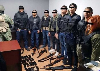 Capturan a célula delictiva con armamento en Sonoyta