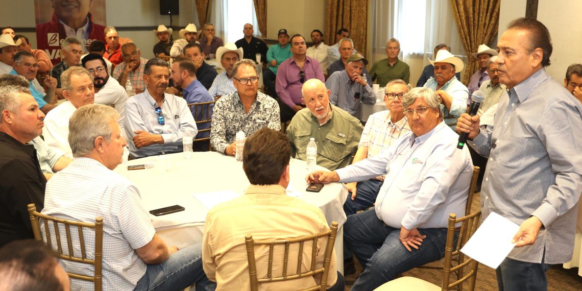 Productores agrícolas de la Costa de Hermosillo, se suman a Beltrones