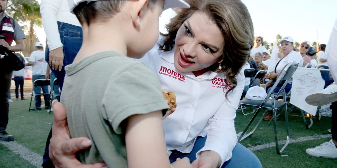 Con Morena las niñas y los niños seguirán tendiendo bienestar: Lorenia Valles