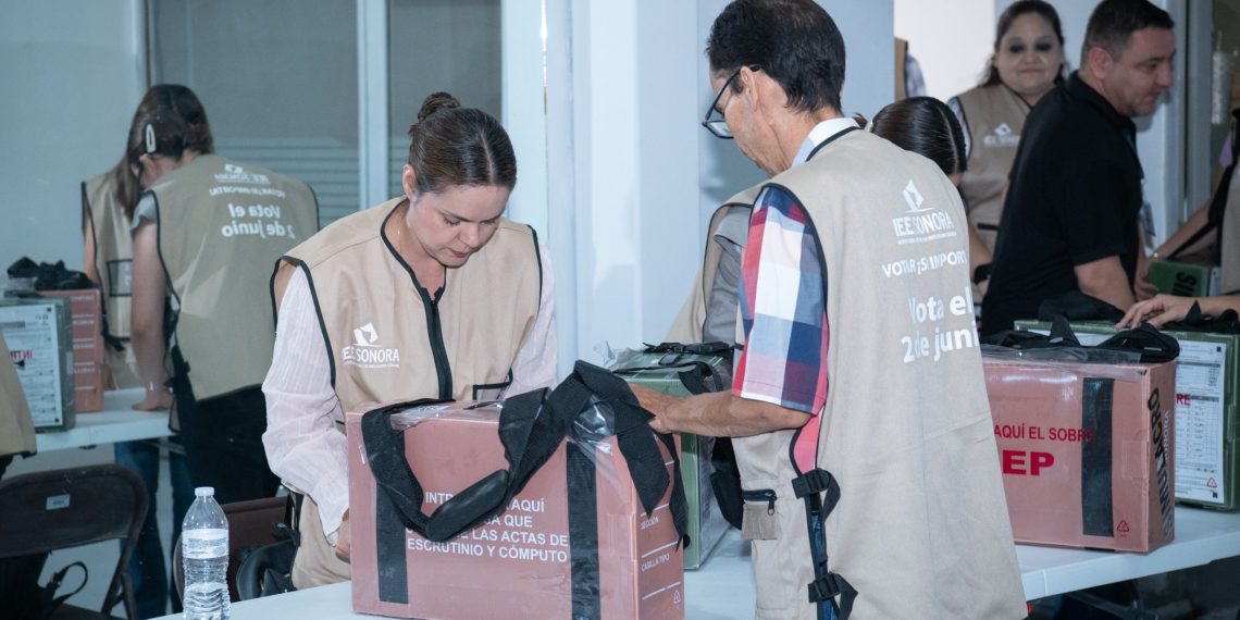 Realiza IEE Sonora Simulacro de Cómputo en los consejos municipales y distritales