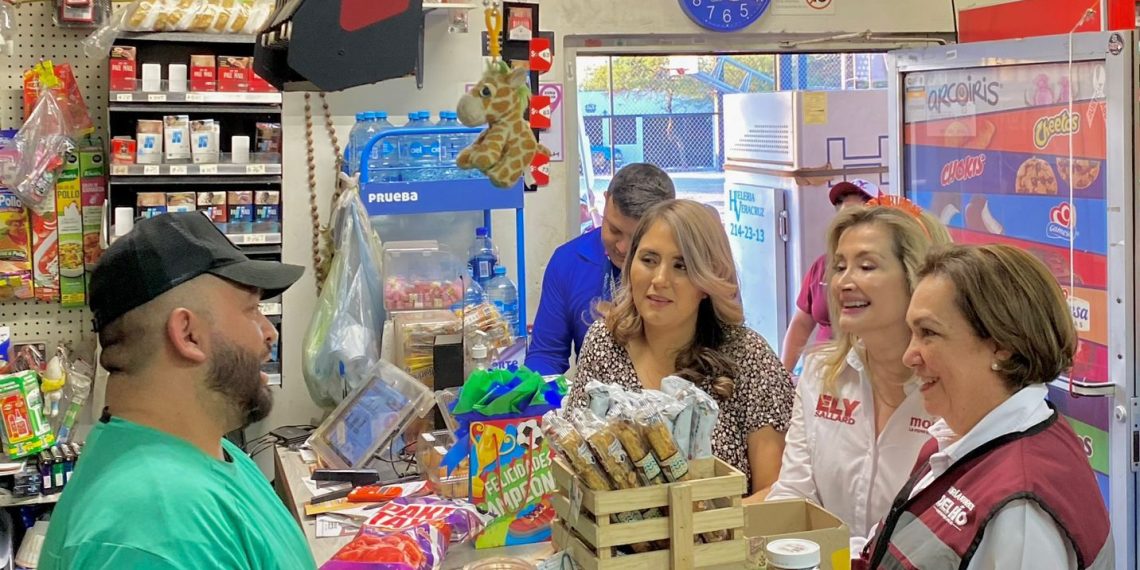 Lleva Ely Sallard una campaña llena de energía a las colonias de Las Minitas, Real del Carmen y las Granjas.