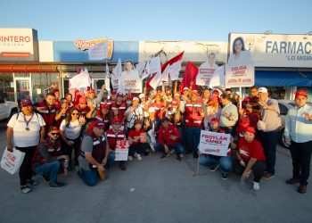 Los trabajadores de San Luis Río Colorado cierran filas para lograr el Plan C con Celida y Froylán