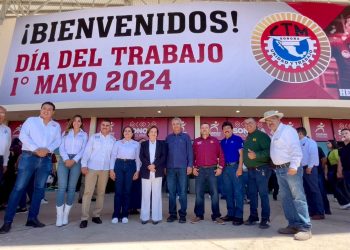 Miles de trabajadores cetemistas abarrotan el CUM de Hermosillo y acuerdan compromisos ante candidatos de la 4t