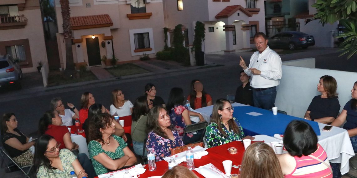 Trabajaremos junto a comités de vecinos en Hermosillo, anuncia “El Borrego” Gándara