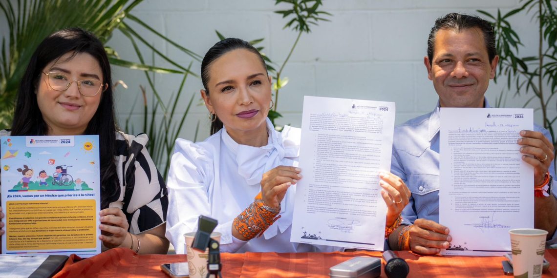 Refrendamos compromiso con la niñez: Natalia Rivera