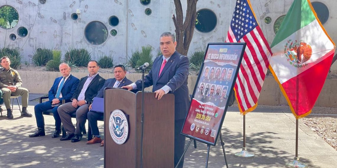 En coordinación con EE. UU. se lanza iniciativa “Se Busca Información” para capturar criminales en el norte de Sonora y sur de Arizona