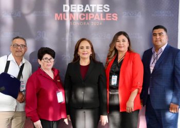 Gana la candidata a la alcaldía de Guaymas Karla Córdova González el Debate Municipal 2024