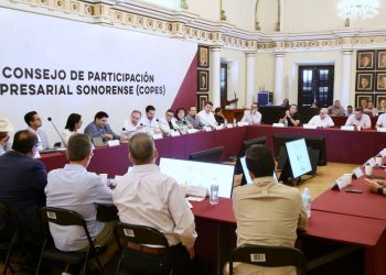 Encabeza Gobernador reunión del Consejo de Participación Empresarial Sonorense
