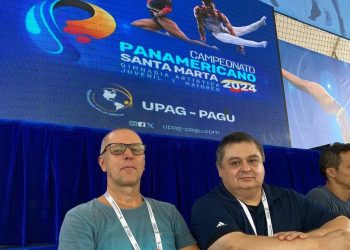 Debuta César Valenzuela Gómez como integrante de la Unión Panamericana de Gimnasia