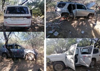 Autoridades aseguran más de 10 vehículos en El Sáric