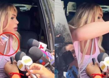 Wendy Guevara entrega billetes de 500 a prensa; les invitó refrescos