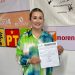 Recibe Ely Sallard constancia que la acredita como Diputada electa para el periodo 2024-2027