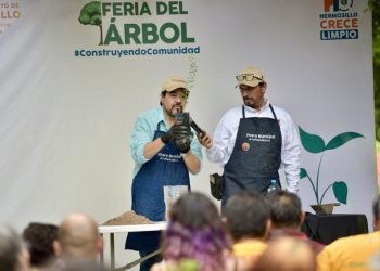 Celebra Gobierno Municipal exitosa Feria del Árbol en Parque Madero