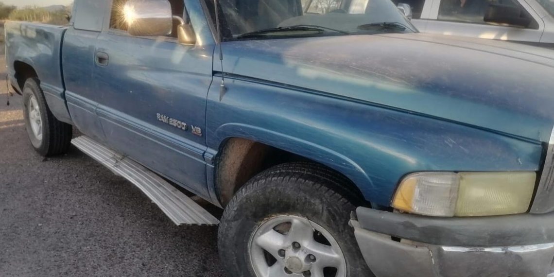 Asegura Policía Estatal arsenal y vehículos robados en municipios del norte de Sonora