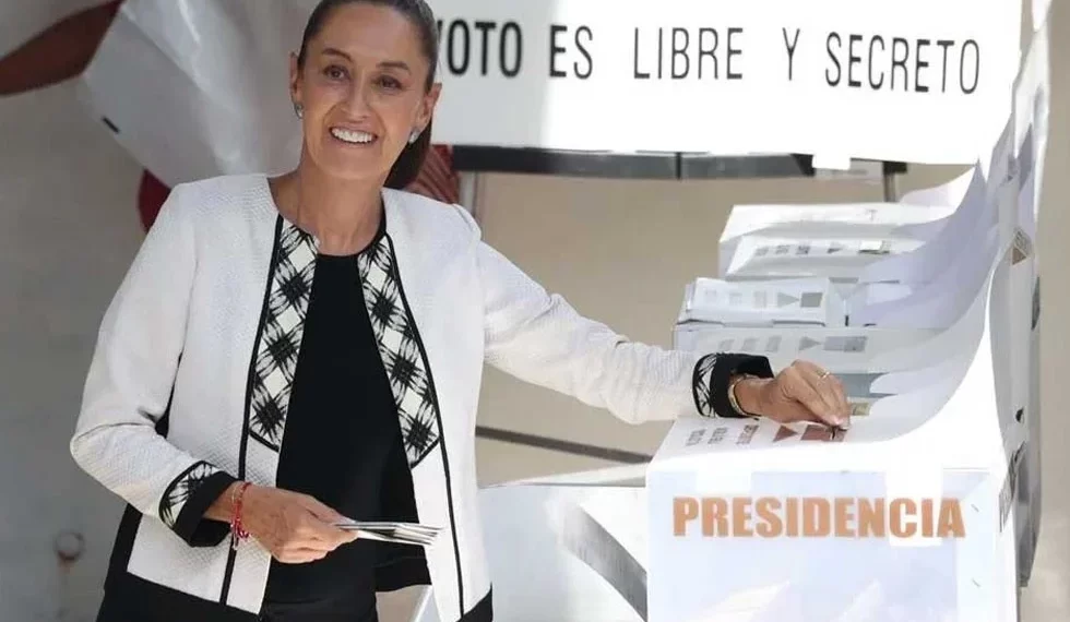 Dan encuestadoras 2 a 1 en favor de Claudia