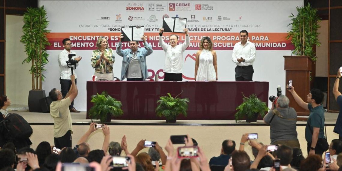 Inaugura Gobernador Durazo Encuentro Estatal de Nidos de Lectura