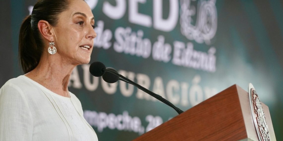 Sheinbaum defiende Tren Maya en gira con AMLO: Habrá continuidad en la obra