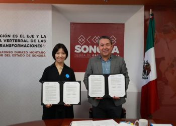 Firman convenio SEC Sonora y UNICEF México en beneficio de alumnado en situación de migración