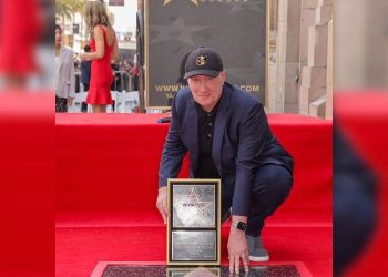 Kevin Feige, presidente de Marvel Studios, devela su estrella en el Paseo de la Fama de Hollywood