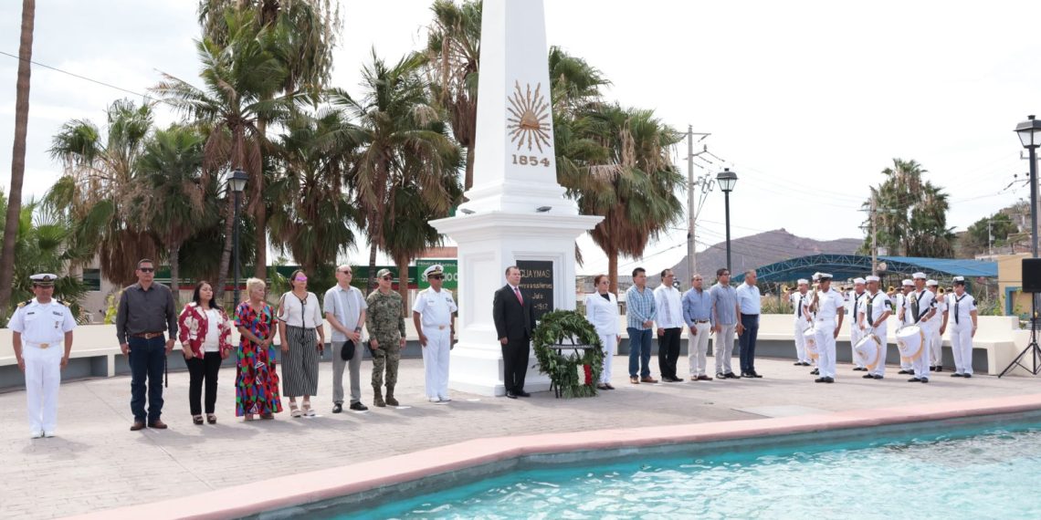 Conmemora el Ayuntamiento de Guaymas el CLXX aniversario de la Gesta Heroica del 13 de julio de 1854.