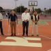 Entrega Toño Astiazarán rehabilitación de canchas de basquetbol en Bahía de Kino
