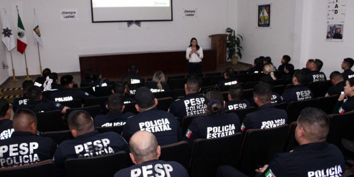 Elementos de la Policía Estatal recibieron capacitación en el tema de maltrato animal
