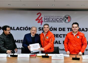 Tomó protesta Alejandro Moreno a la Comisión Nacional de Dictámen de la 24 Asamblea del PRI