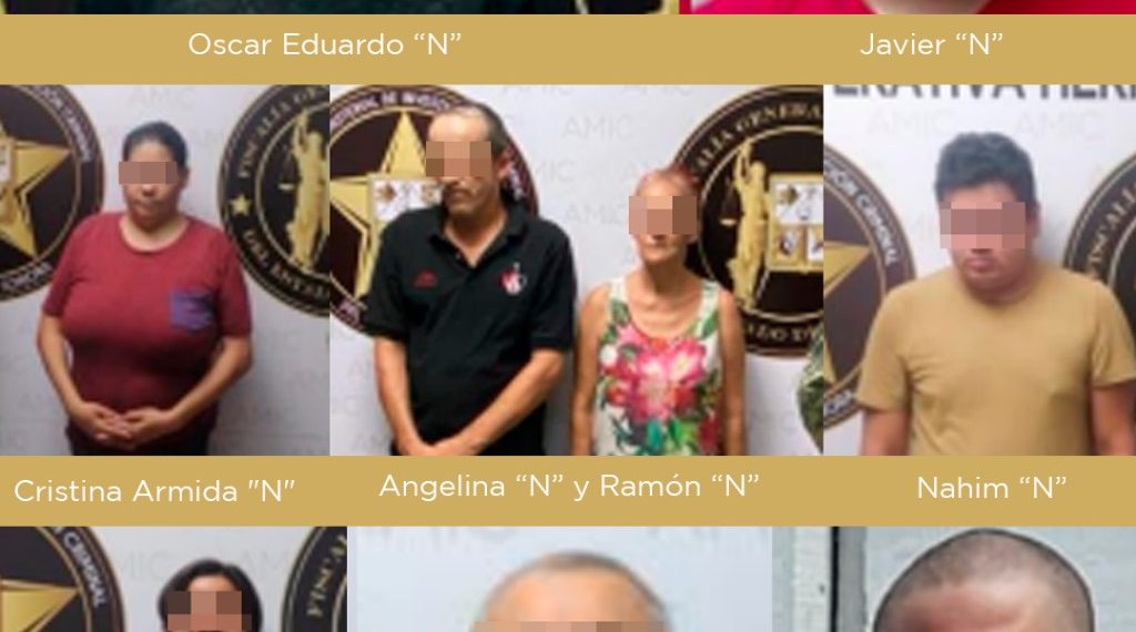 En operativo coordinado AMIC captura 9 personas, efectúa 7 cateos, ejecuta órdenes de aprehensión y decomisa droga