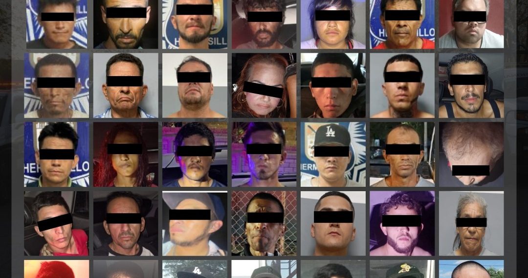 Fueron aseguradas 53 personas, armas y sustancias prohibidas