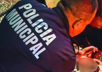 Niño nace en la vía pública con apoyo de policía municipal