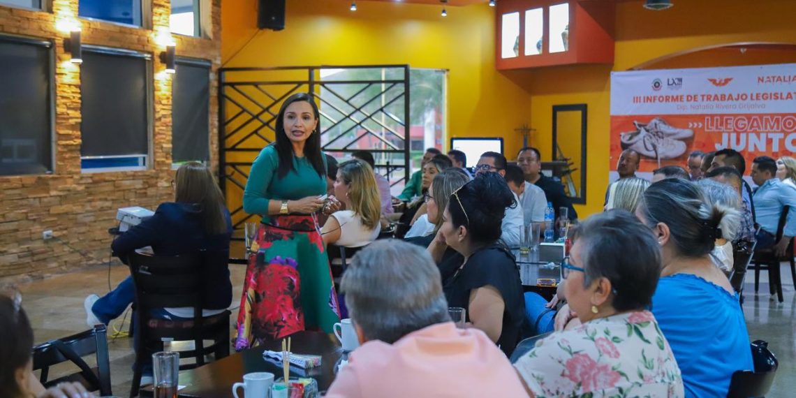 Informar es rendir cuentas del trabajo que hemos realizado: Natalia Rivera.