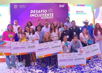 Premian Patty Ruibal y Toño Astiazarán a ganadores de Desafío Incluyente