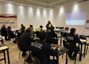 SSP Sonora capacita a policías de Guaymas sobre atención a víctimas de violencia familiar y de género