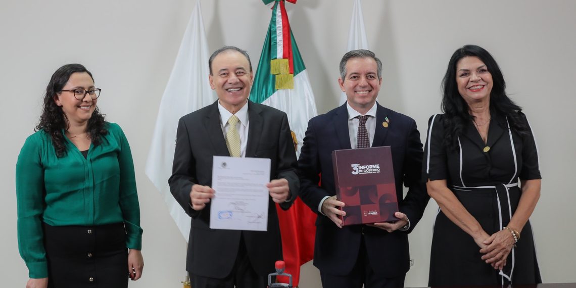 Congreso de Sonora recibe Tercer Informe de Gobierno